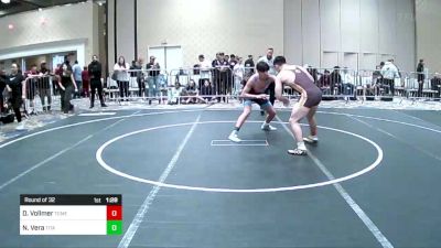 156 lbs Round Of 32 - Damen Vollmer, Temecula Valley HS vs Noah Vera, Titan Mercury WC