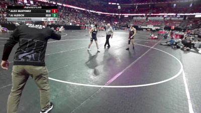 150 lbs Quarters - AJ Alesch, Holmen vs Alex Martinez, Westosha Central