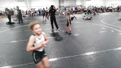 57 lbs Placement (4 Team) - Myra Shannon, R&R Ladies Black vs Laykin Arnott, Level Up Wrestling Center