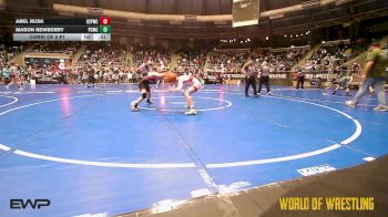 105 lbs Consi Of 8 #1 - Abel Rusk, South Central Punisher Wrestling Club vs Mason Newberry, Platte County Wrestling Club