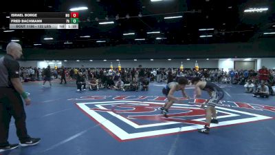 132 lbs Semifinal - Israel Borge, MO vs Fred Bachmann, PA
