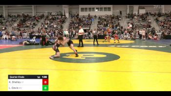 120 lbs Quarterfinal - Karson Shelley, UT vs Logan Davis, WV