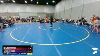 127 lbs Placement Matches (8 Team) - Addison Harkins, Missouri Ice vs Emma Rinehart, Ohio Blue