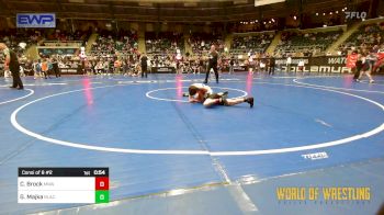 85 lbs Consi Of 8 #2 - Cash Brock, Moen Wrestling Academy vs Gannen Majka, Black Fox Academy