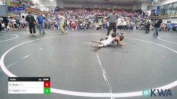 64 lbs Quarterfinal - Alexander Byas, Carl Albert vs Donnie Taylor, El Reno Wrestling Club