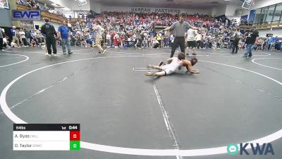 64 lbs Quarterfinal - Alexander Byas, Carl Albert vs Donnie Taylor, El Reno Wrestling Club