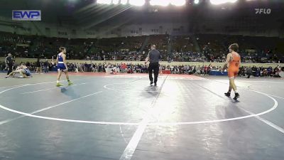 94 lbs Quarterfinal - Cache Williams, Team Choctaw vs Jackson Ward, Berryhill Wrestling Club