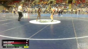105 lbs Quarterfinal - Alicia Kenfack, Bismarck Legacy vs Katie Bynum, Pembina County North