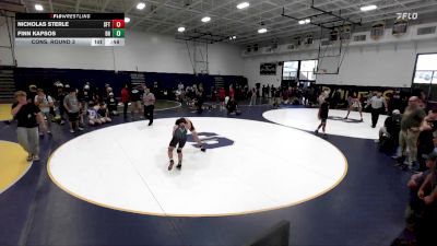 144 lbs Cons. Round 3 - Nicholas Sterle, Bridage Wrestling Club vs Finn Kapsos, Beverly Hills