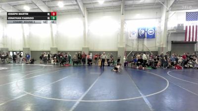 58 lbs Champ. Round 2 - Jonathan Fabrizio, Aviator Wrestling Academy vs Joseph Martin, Champions Wrestling Club