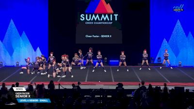 Cheer Factor - SENIOR X [2025 L4 Senior - Small Semis] 2025 The Summit