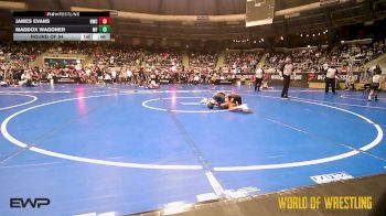 58 lbs Round Of 64 - James Evans, Bartlesville Wrestling Club vs Maddox Wagoner, Morris Fitness