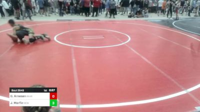 83 lbs 5th Place - Griffin Arnesen, Bear Cave WC vs Jeriah Morfin, New Mexico Bad Boyz