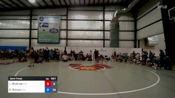 35 kg Semifinal - Leah McBride, Erie Sports Center vs Ruby Runyon, Valkyrie Girls WC