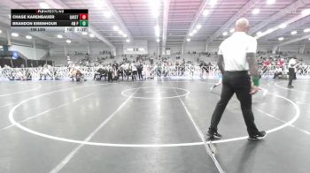106 lbs Quarterfinal - Chase Karenbauer, Quest School Of Wrestling Gold vs Brandon Eisenhour, 4M Power