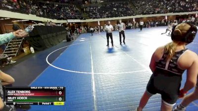 115 lbs Round 3 - Niley Hoeck, Iowa vs Alex Tenborg, Moen Wrestling Academy