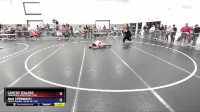 125 lbs Quarterfinal - Carter Tollers, Marshfield Wrestling Club vs Dax Steinbach, CrassTrained: Weigh In Club