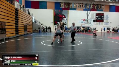 190 lbs Champ. Round 1 - Tyler Bake, Century vs Gavin Blanchard, Dallas