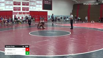 165 lbs Quarterfinal - Erik Gibson, Spartan Combat RTC vs Eli Brinsky, Clarion - Unatt