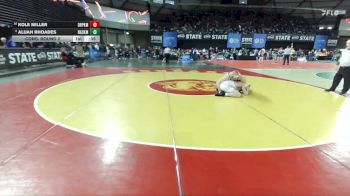 Boys 2A 157 lbs Cons. Round 2 - Alijah Rhoades, Rogers (Spokane) vs Kole Miller, Deer Park