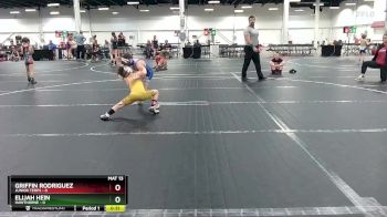 56 lbs Round 4 - Griffin Rodriguez, Junior Terps vs Elijah Hein, Hawthorne