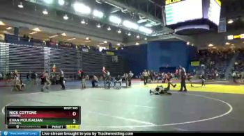 126 lbs Champ. Round 2 - Evan Mougalian, Kinnelon vs Nick Cottone, Shawnee