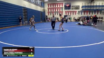 JV-2 lbs Round 3 - Madelyn Kenny, Benton Community vs Edith Mora-Martinez, South Tama County