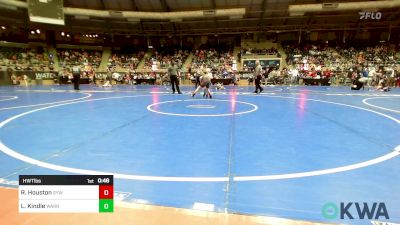 Round Of 16 - Riggins Houston, Geary Youth Wrestling vs Landry Kindle, Warrior Wrestling Club