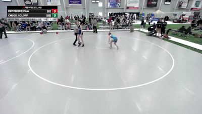 Junior Girls - 115 lbs Cons. Round 3 - Xoey Zollinger, Team Idaho Wrestling Club vs McKenzy Mason, The Nest Wrestling Club