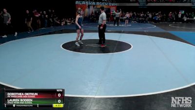 107G Champ. Round 1 - Lauren Bodeen, Eagle River High School vs Dorothea Okitkun, Mt. Edgecumbe High School