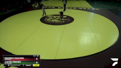 54 lbs Semifinal - Carter Dresher, St. Charles vs Maverick Masching, Westfield