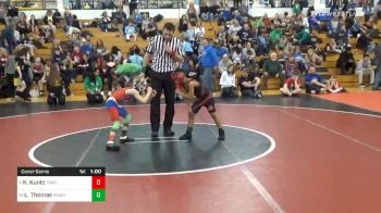 60 lbs Consolation - Kane Kuntz, Toronto vs Legend Thomas, Moon