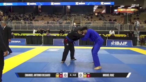 Miguel Ruiz vs Emanuel Antonio Delgado 2025 Pan Jiu Jitsu IBJJF Championship