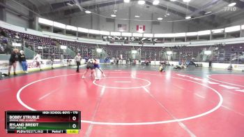 170 lbs Champ. Round 3 - Bobby Struble, Owego Free Academy vs Ryland Breidt, Troy Area Hs