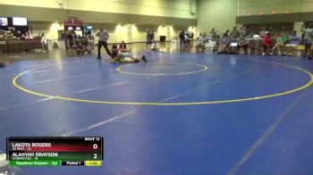 135 lbs Round 4 (6 Team) - Alahyah Grayson, Stormettes vs Lakota Rogers, SD Heat