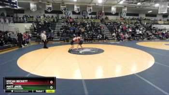 138 lbs Quarterfinal - Mycah Beckett, De Pere vs Matt Jakel, Abbotsford/Colby