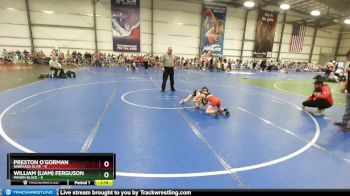 60 lbs Rd# 9- 2:15pm Saturday Final Pool - Preston O`Gorman, Nebraska Elite vs William (Liam) Ferguson, Minion Black