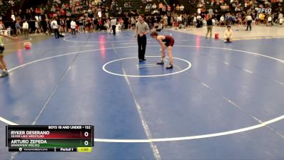 132 lbs Cons. Round 3 - Arturo Zepeda, Grandview Wolves vs Ryker DeSerano, Silver Lake Wrestling