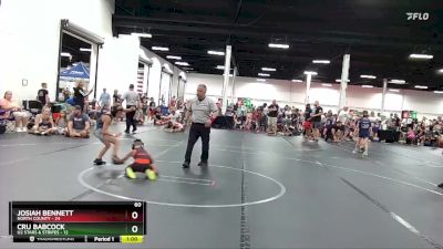 60 lbs Round 2 (4 Team) - Josiah Bennett, North County vs Cru Babcock, U2 Stars & Stripes