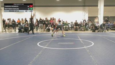 165 lbs Round Of 64 - Carson Worrick, NC vs Matthew Staples, IN