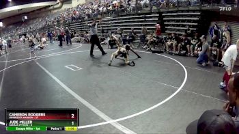 75 lbs Round 3 (6 Team) - Cameron Rodgers, Minnesota Maroon vs Jude Miller, Kansas Python