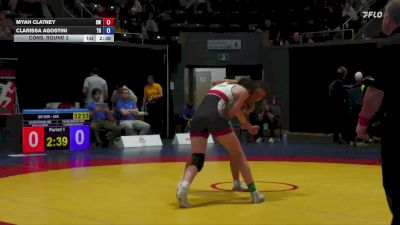 68kg Cons. Round 2 - Myah Clatney, Saskatoon WC vs Clarissa Agostini, Team Discipline