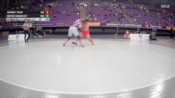 285 lbs Placement Matches (16 Team) - Bryce Wheatley, Southeastern vs Johnny Cruz, Indiana Tech