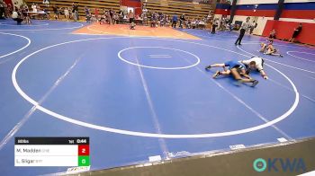 80 lbs Rr Rnd 2 - Max Madden, Chieftain Wrestling Club vs Logan Sligar, Tulsa Blue T Panthers