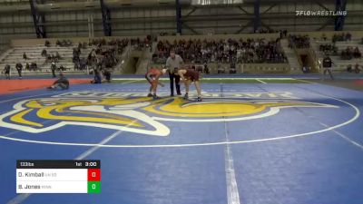 Quarterfinal - Daniel Kimball, Unattached-South Dakota State University vs Brent Jones, Minnesota