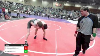 126 lbs Consolation - Robert Hoyopatubbi, Gold Rush Wrestling vs Wyatt Bauerle, Nevada Elite