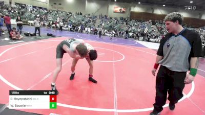 126 lbs Consolation - Robert Hoyopatubbi, Gold Rush Wrestling vs Wyatt Bauerle, Nevada Elite