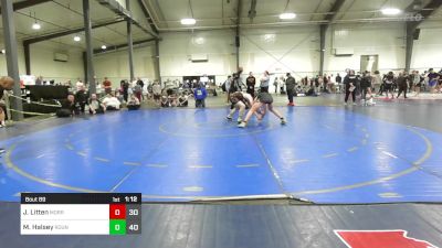 150 lbs Final - Jack Litten, Morris Fitness Wrestling Club - (A) vs Memphis Halsey, Roundtree Wrestling Academy