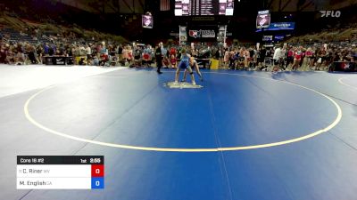 130 lbs Cons 16 #2 - Ciara Riner, WV vs Mackenzie English, CA