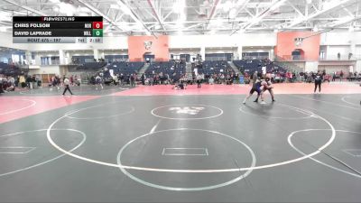 197 lbs Cons. Round 5 - Chris Folsom, Norwich vs David LaPrade, Williams College